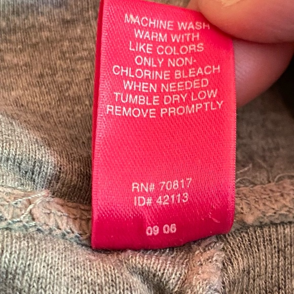 PINK Victoria's Secret Y2K Wide-Leg Capri foldover lounge PJ pants, size L - Picture 10 of 15